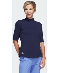 adidas - Essentials Mock Polo Shirt - Lyst