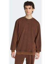 adidas - Premium Essentials Retro Washed Crew Sweatshirt - Lyst