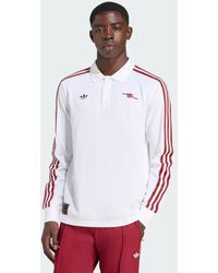 adidas - Fc Arsenal Terrace Icons Longsleeve Poloshirt - Lyst