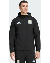 adidas - Aston Villa Fc Tiro Travel Full Zip Windbreaker - Lyst