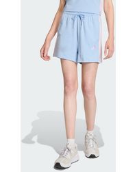 adidas - Essentials 3-Stripes Cotton Shorts - Lyst
