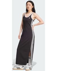adidas - Abito Adicolor 3-Stripes Tank Maxi - Lyst