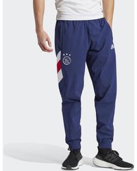adidas - Ajax Amsterdam Icon Woven Tracksuit Bottoms - Lyst