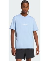 adidas - Essentials Linear Single Jersey Tee - Lyst