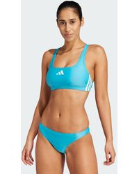 adidas - 3-Stripes V-Back Bikini - Lyst
