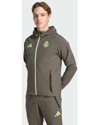 adidas - Real Madrid Tiro 25 Competition Vis Tech Travel Jacket - Lyst