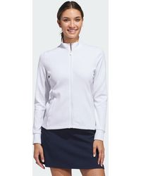 adidas - Performance Textured Full-Zip Jacket - Lyst