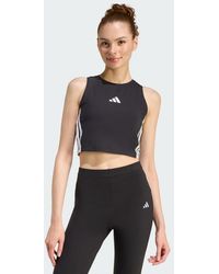 adidas - Essentials 3-Stripes Padded Tank - Lyst