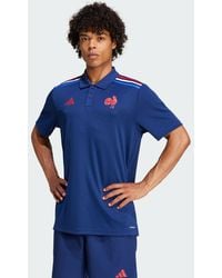 adidas - France Rugby Home Supporter Polo Shirt - Lyst