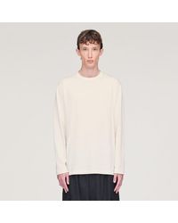adidas - Y-3 Logo Long Sleeve Long-Sleeve Top - Lyst