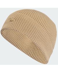 adidas - Everyday Icons Beanie With Tonal Metal Trefoil - Lyst