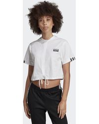 adidas Ruched T-shirt - Wit