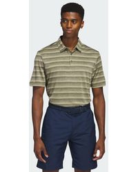 adidas - Two-Color Striped Polo Shirt - Lyst