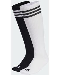adidas Originals - 3 Stripes Knee Socks 2 Pair Pack - Lyst