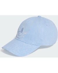 adidas - Washed Denim Cap - Lyst