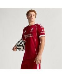 adidas - Liverpool Fc 25/26 Home Authentic Jersey - Lyst