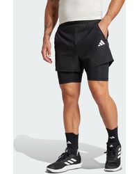 adidas - Pantalón Corto Gym+ 2-In-1 - Lyst