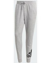 adidas - Essentials French Terry Tapered Cuff Logo Pants - Lyst
