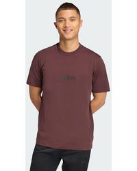adidas - Essentials Linear Single Jersey Tee - Lyst