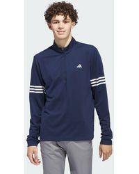 adidas Originals - Adi 3-Stripes Half-Zip Top - Lyst