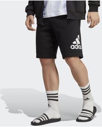 adidas - Essentials Big Logo French Terry Shorts - Lyst