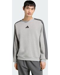 adidas - Essentials 3-Stripes Sweatshirt Sweatshirts - Lyst
