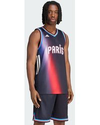 adidas - Paris Basketball Home Jersey - Lyst