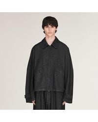 adidas - Y-3 Denim Blouson Jacket - Lyst