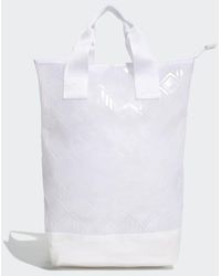 adidas Cotton Premium Essentials Toploader Backpack in Red - Lyst