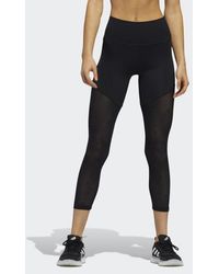 adidas Believe This 2.0 Jacquard Mesh 7/8 Tights - Black