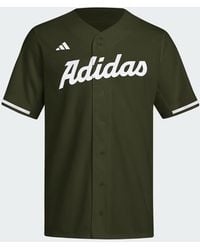 adidas - Dugout Full-Button Cotton Jersey - Lyst