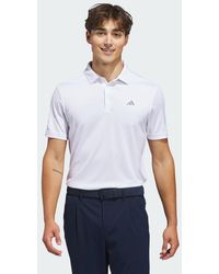 adidas - Performance Solid Polo Shirt - Lyst