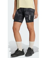 adidas - Terrex Multi 8Inch Printed Tight Shorts - Lyst