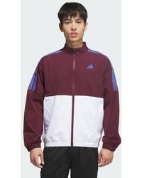 adidas - Beyond Twistweave Full-Zip Windbreaker - Lyst