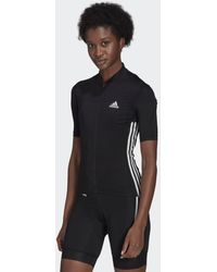adidas The Short Sleeve Cycling Trikot - Schwarz