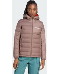 adidas - Terrex Multi Light Down Climawarm Hooded Jacket - Lyst