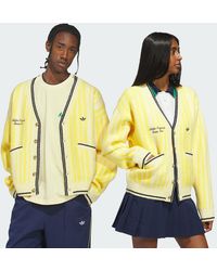adidas - Cheviot Knit Cardigan - Lyst