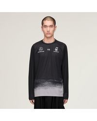 adidas - Y-3 Mercedes Mechanics Jersey Long Sleeve - Lyst