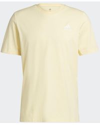 adidas - Essentials Embroidered Small Logo T-Shirt - Lyst