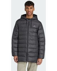 adidas Originals - Parka De Plumón Ligera Con Capucha Essentials Climawarm 3 Stripes - Lyst