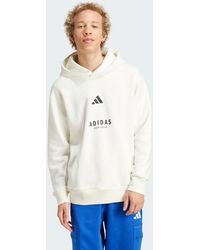 adidas - All Szn Fleece Graphic Hoodie - Lyst