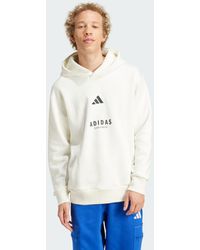 adidas - All Szn Fleece Graphic Hoodie - Lyst