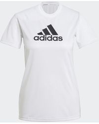adidas Primeblue Designed 2 Move Logo Sport T-shirt - Wit