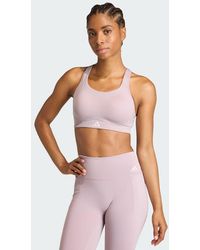 adidas - Optime Workout High Support Bra - Lyst