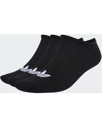 adidas - Trefoil Liner Socks 3 Pairs - Lyst