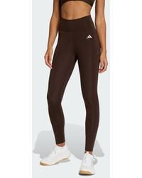 adidas - Optimé Essentials Stash Pocket Full-Length Leggings - Lyst