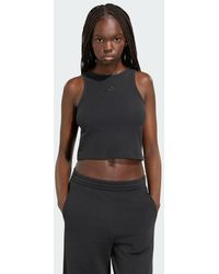 adidas - Kit Small Logo Rib Tank Top - Lyst