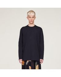 adidas - T-Shirt Y-3 A Maniche Lunghe Grafica - Lyst