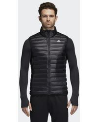 adidas black gilet