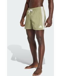 adidas - 3-Stripes Swim Shorts - Lyst